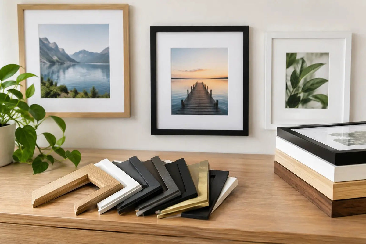 A Guide to Choosing Frame Colours for Your Home - CJL Captures