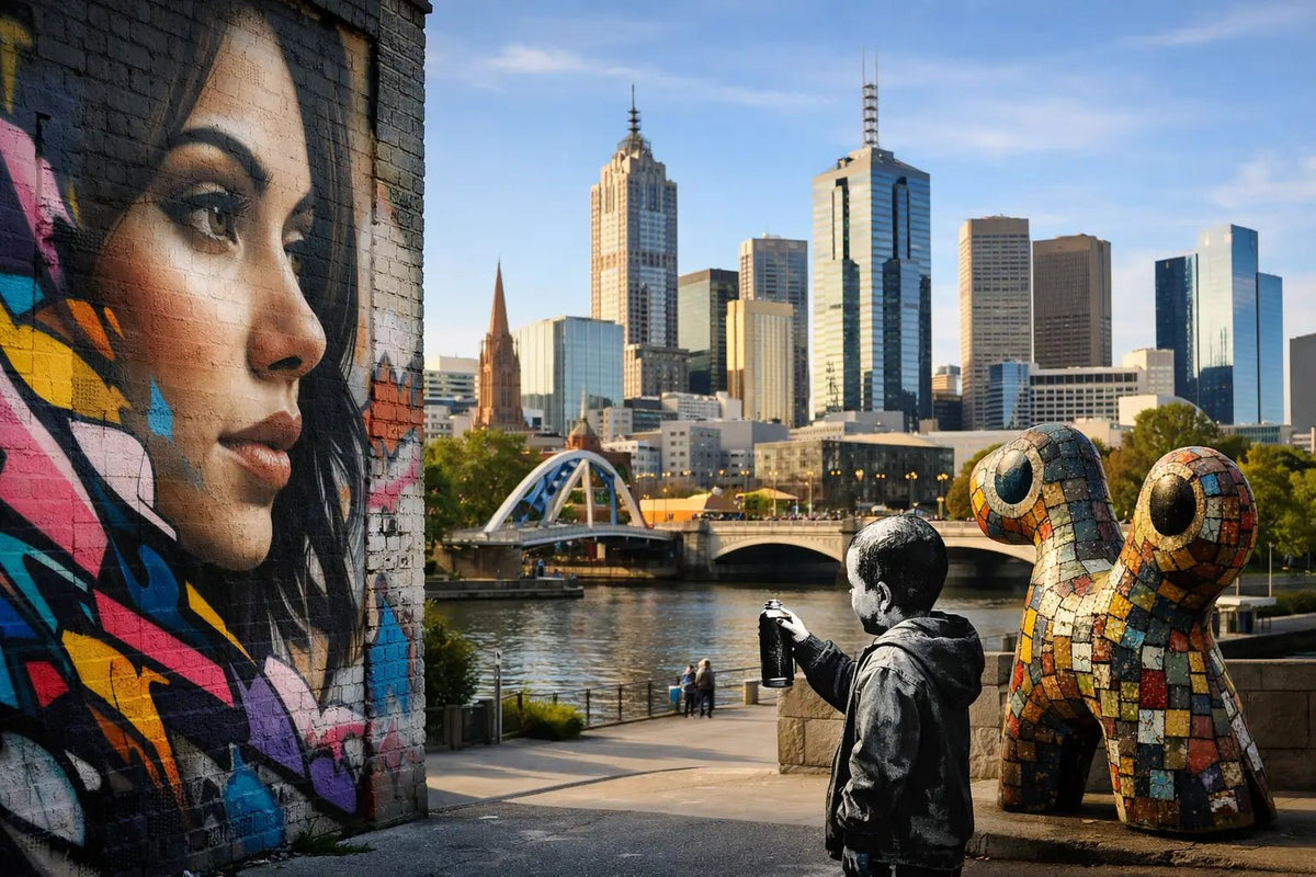 A Guide to Melbourne City Artwork - CJL Captures