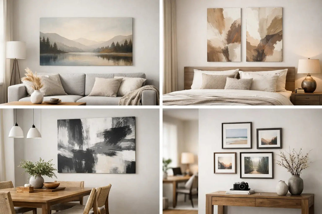 Best Size for Wall Art in Every Room - CJL Captures
