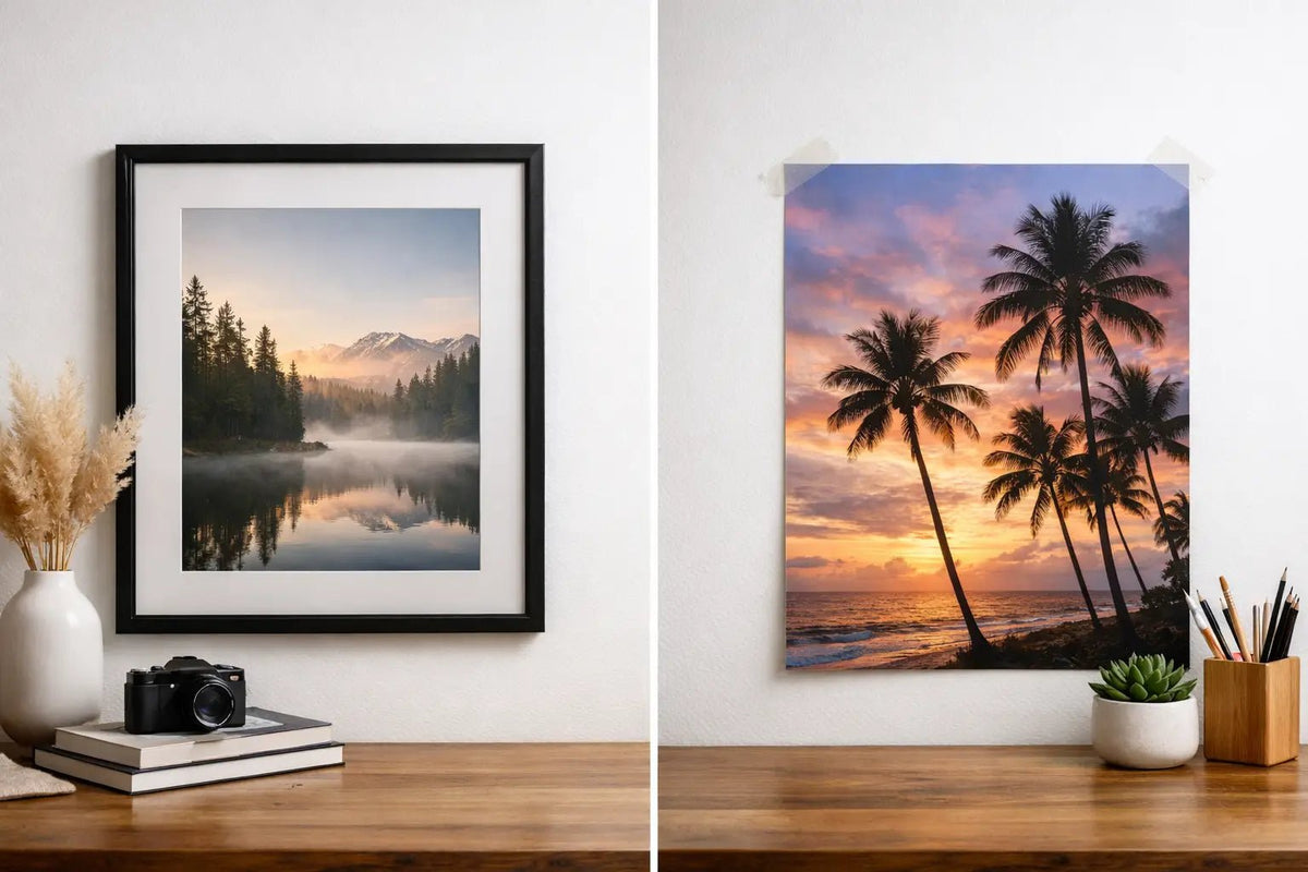 Framed Print Versus Poster Art: What Fits Best? - CJL Captures