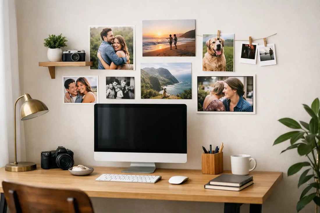 Home Office Photo Decor That Feels Personal - CJL Captures