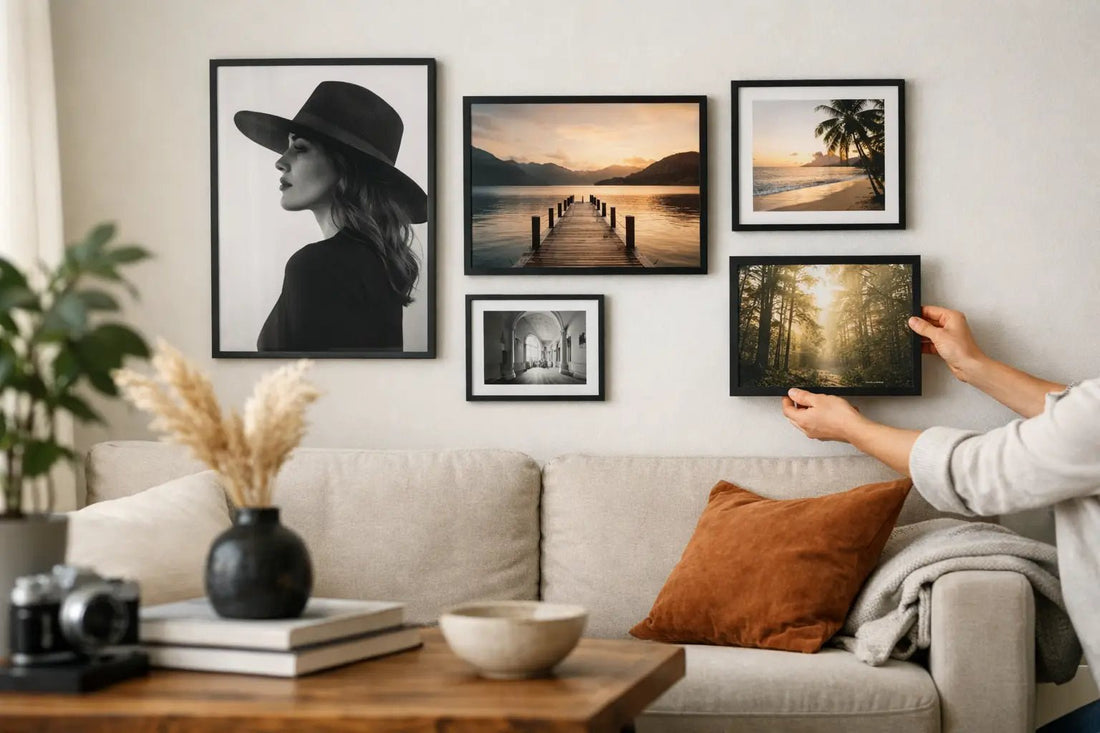 How to Decorate With Photo Art at Home - CJL Captures