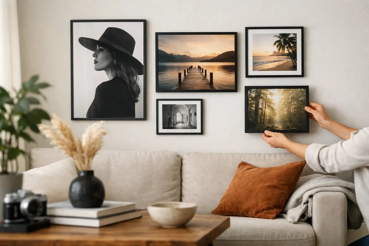 How to Decorate With Photo Art at Home - CJL Captures