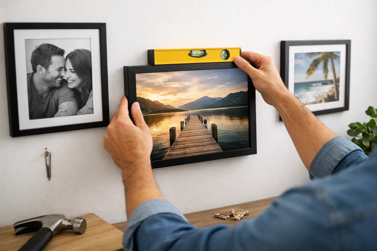 How to Hang Framed Photo Prints Without Guesswork - CJL Captures