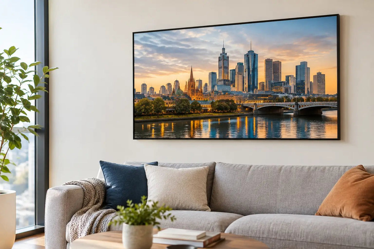 Melbourne Skyline Wall Prints That Feel Like Home - CJL Captures