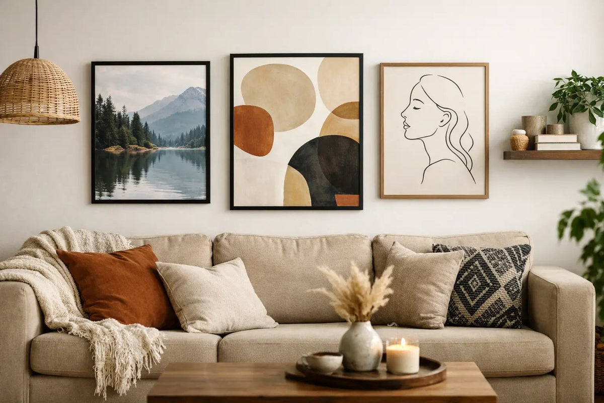 Renters Wall Art That Makes a Flat Feel Yours - CJL Captures